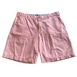 Men's IZOD flat front bermuda shorts with anchor embroidered print sz 38